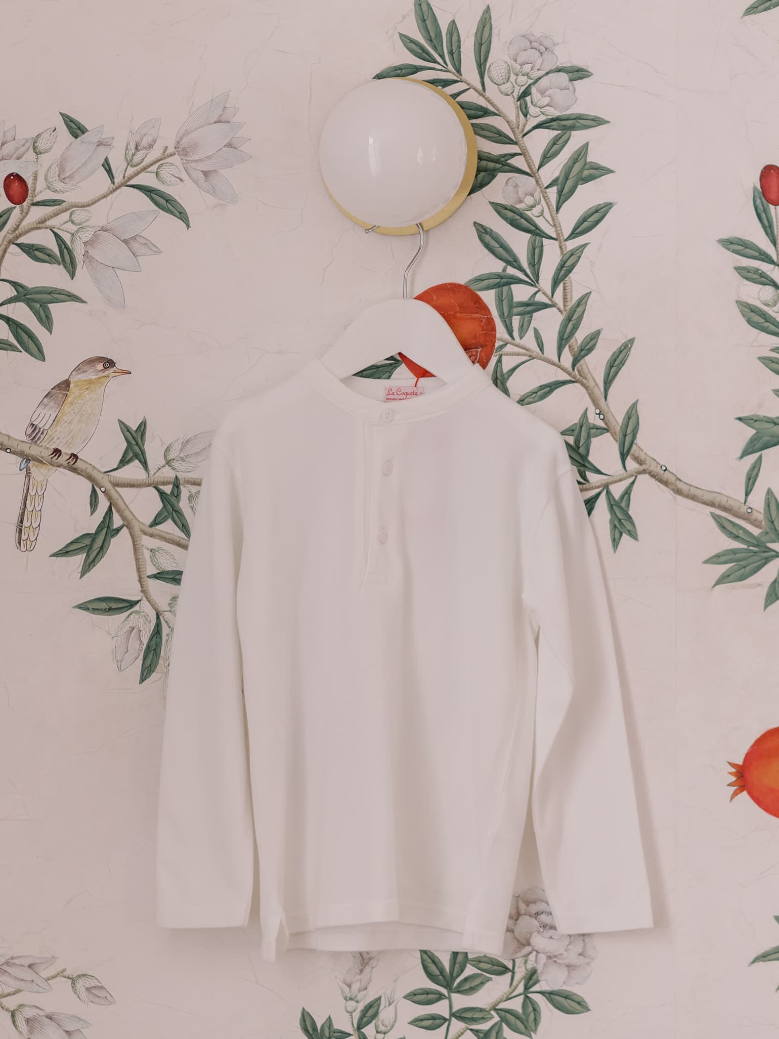 White Aomo Long Sleeve Boy