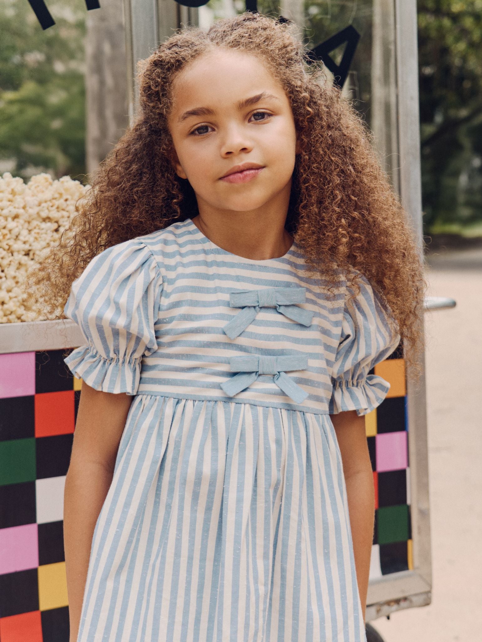 Blue Stripe Girl