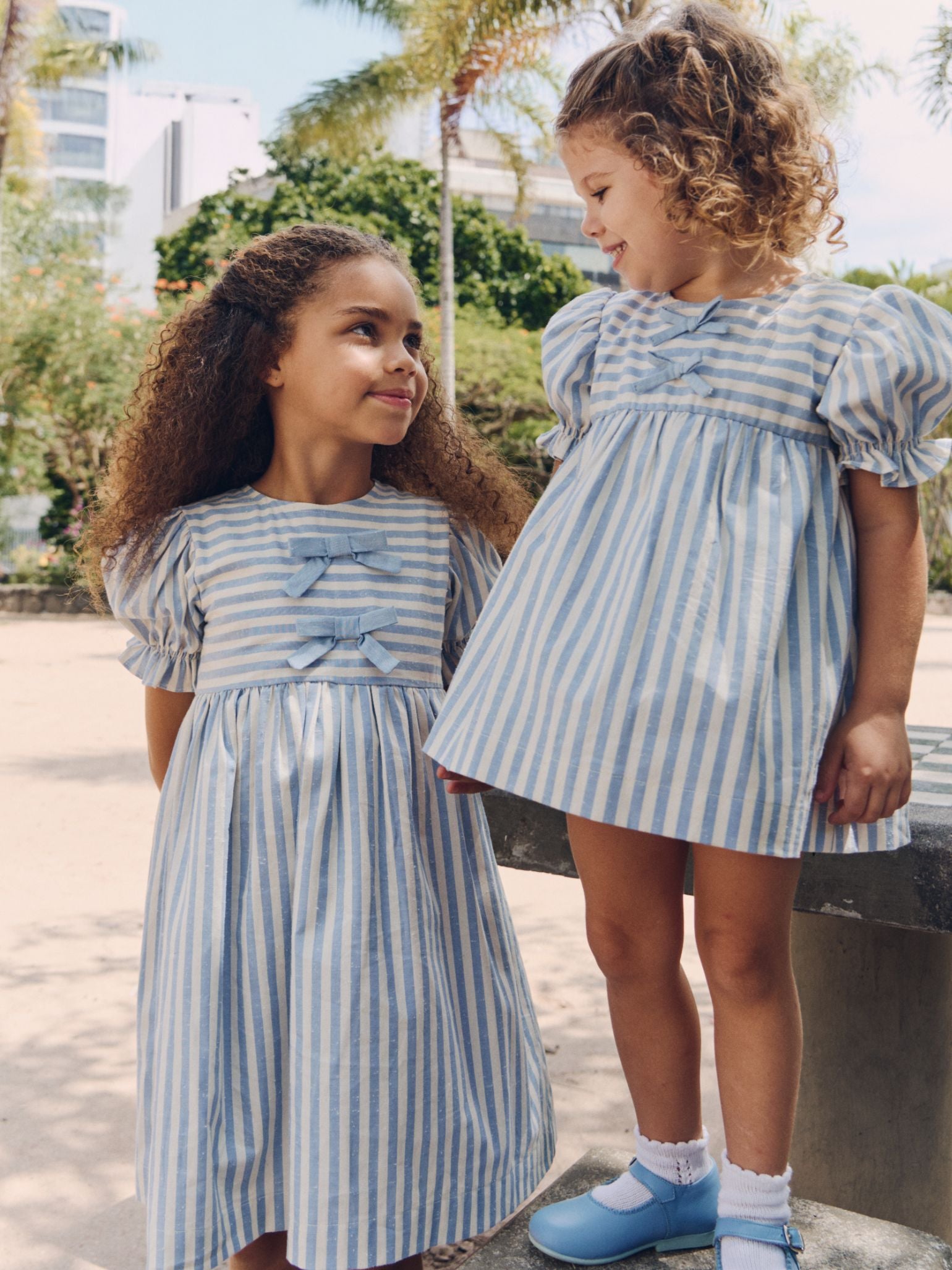 Blue Stripe Girl