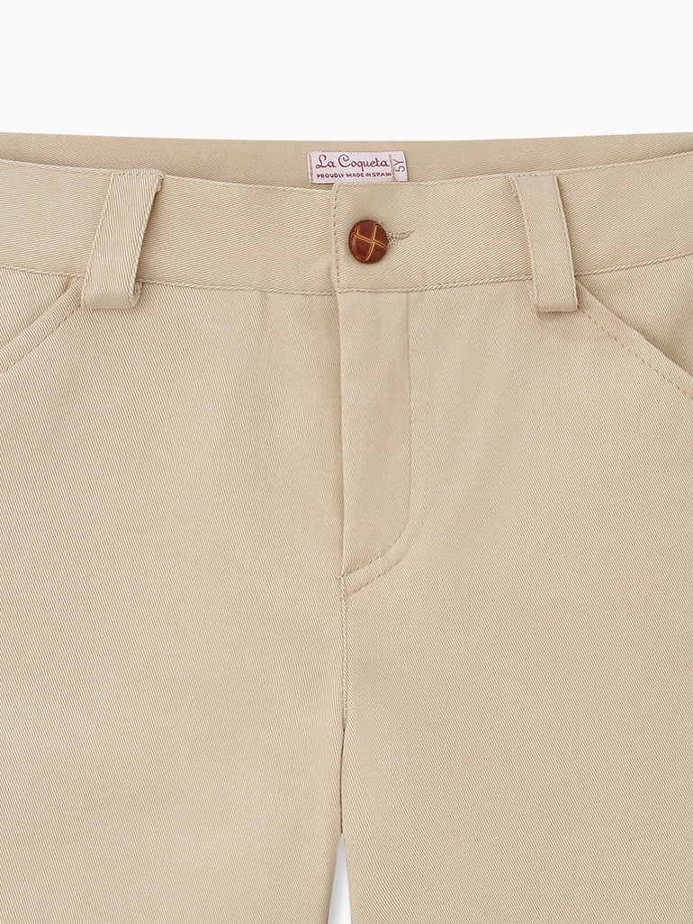 Beige Boy Chino
