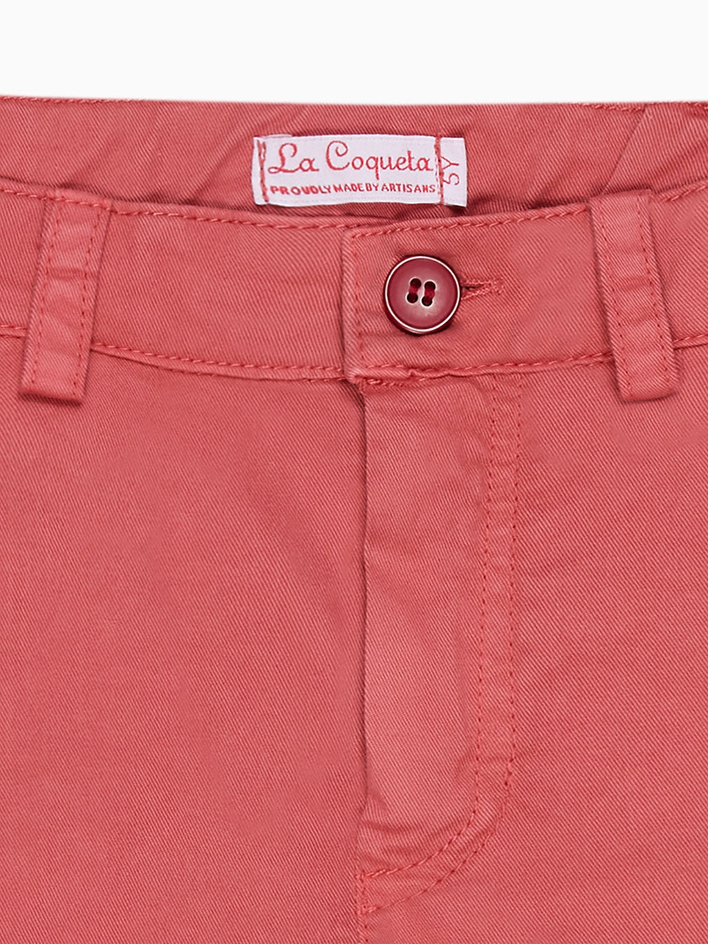 Classic Cotton-Blend Chino Shorts with Straight Leg Cut Boys