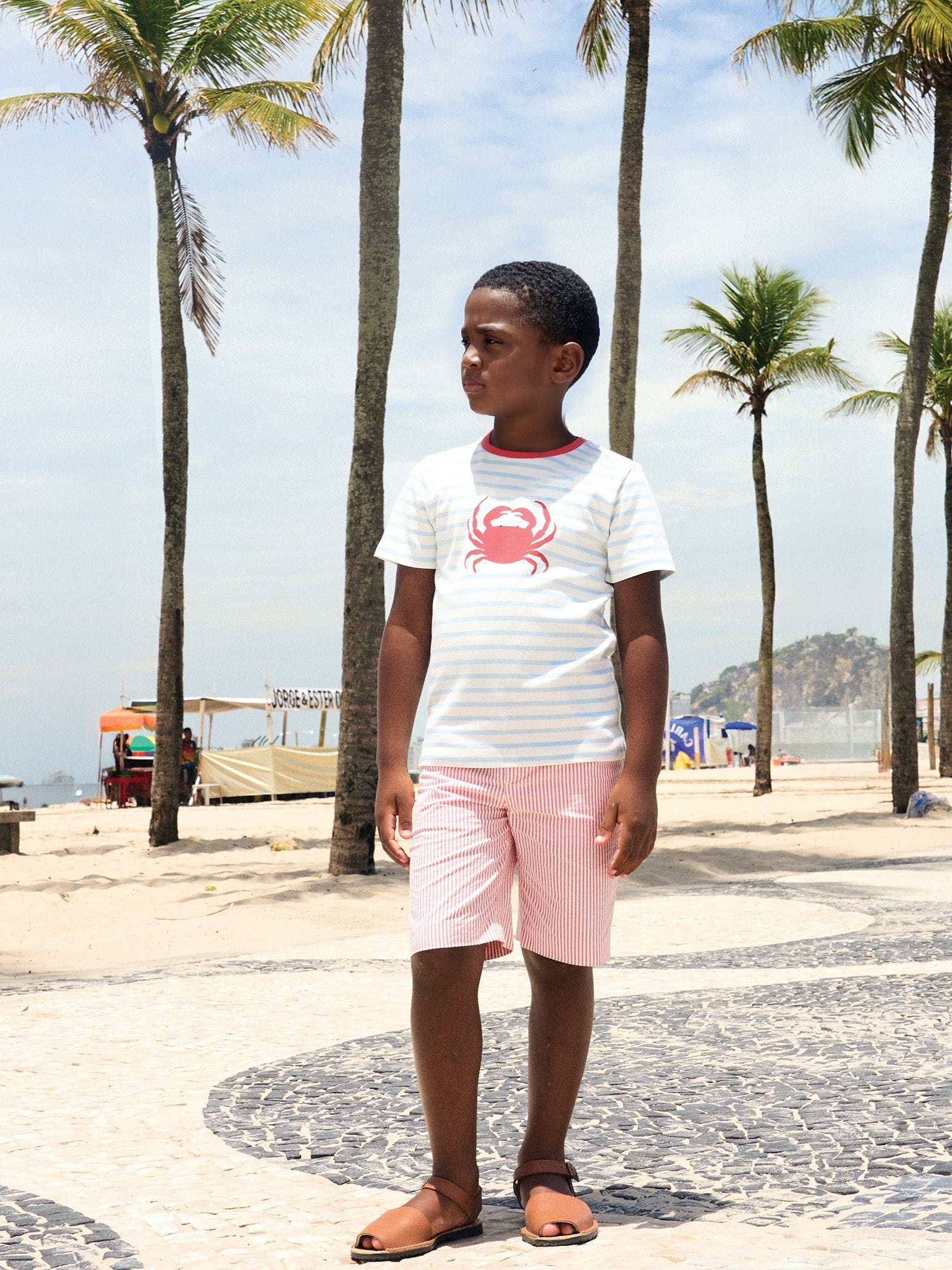Blue Stripe Kids T