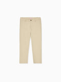 Tailored Cotton-Blend Slim Chino Trousers in Stone Boys
