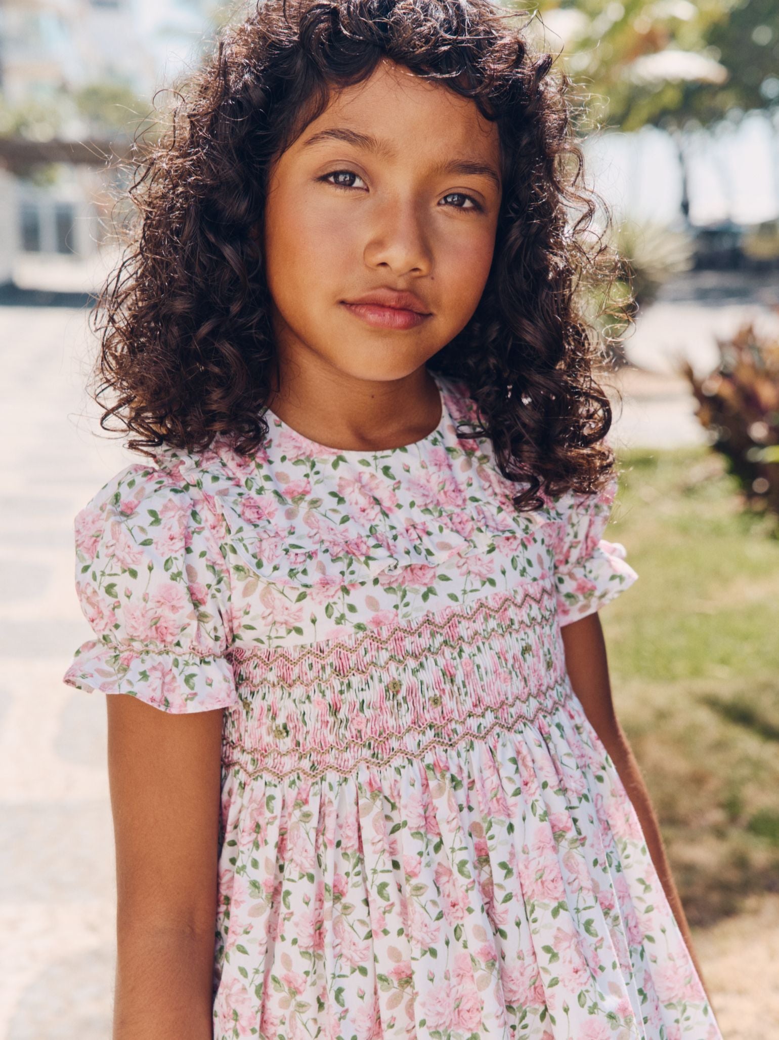 Ivory Floral Girl