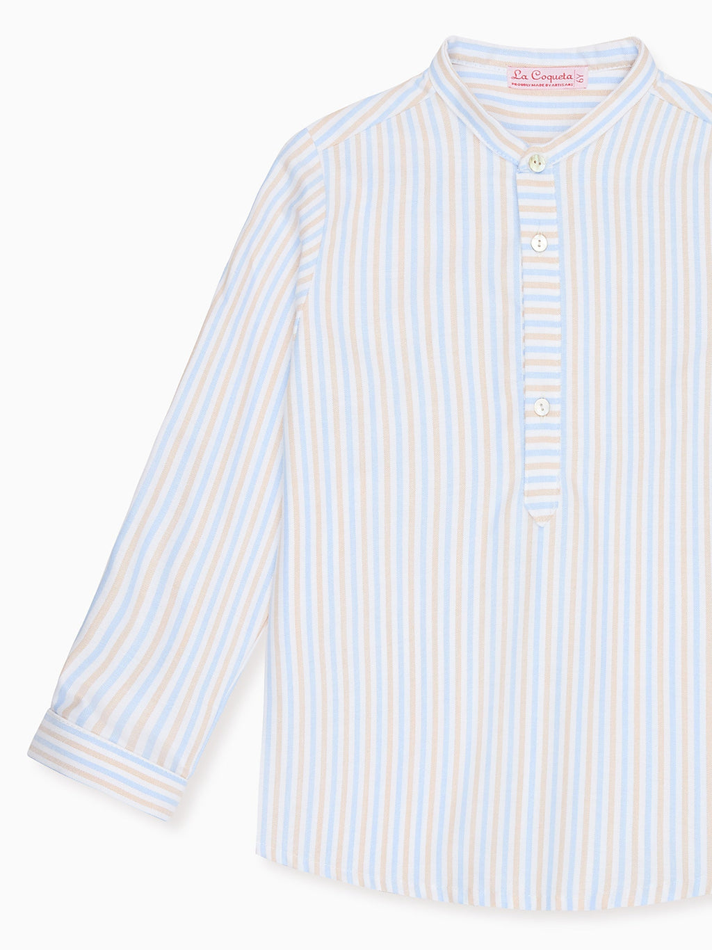Caramel Stripe Long Sleeve Boy