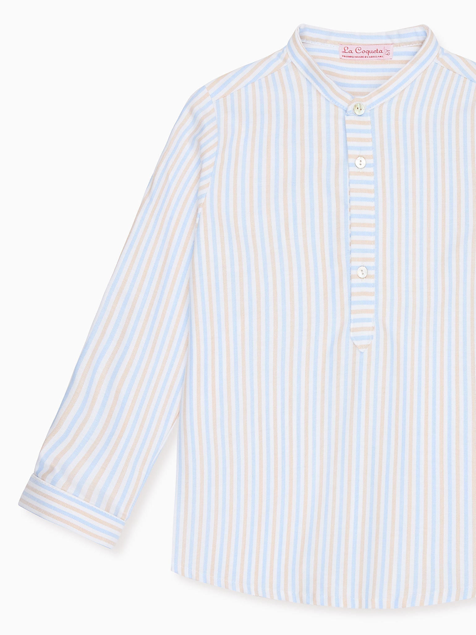 Caramel Stripe Long Sleeve Boy