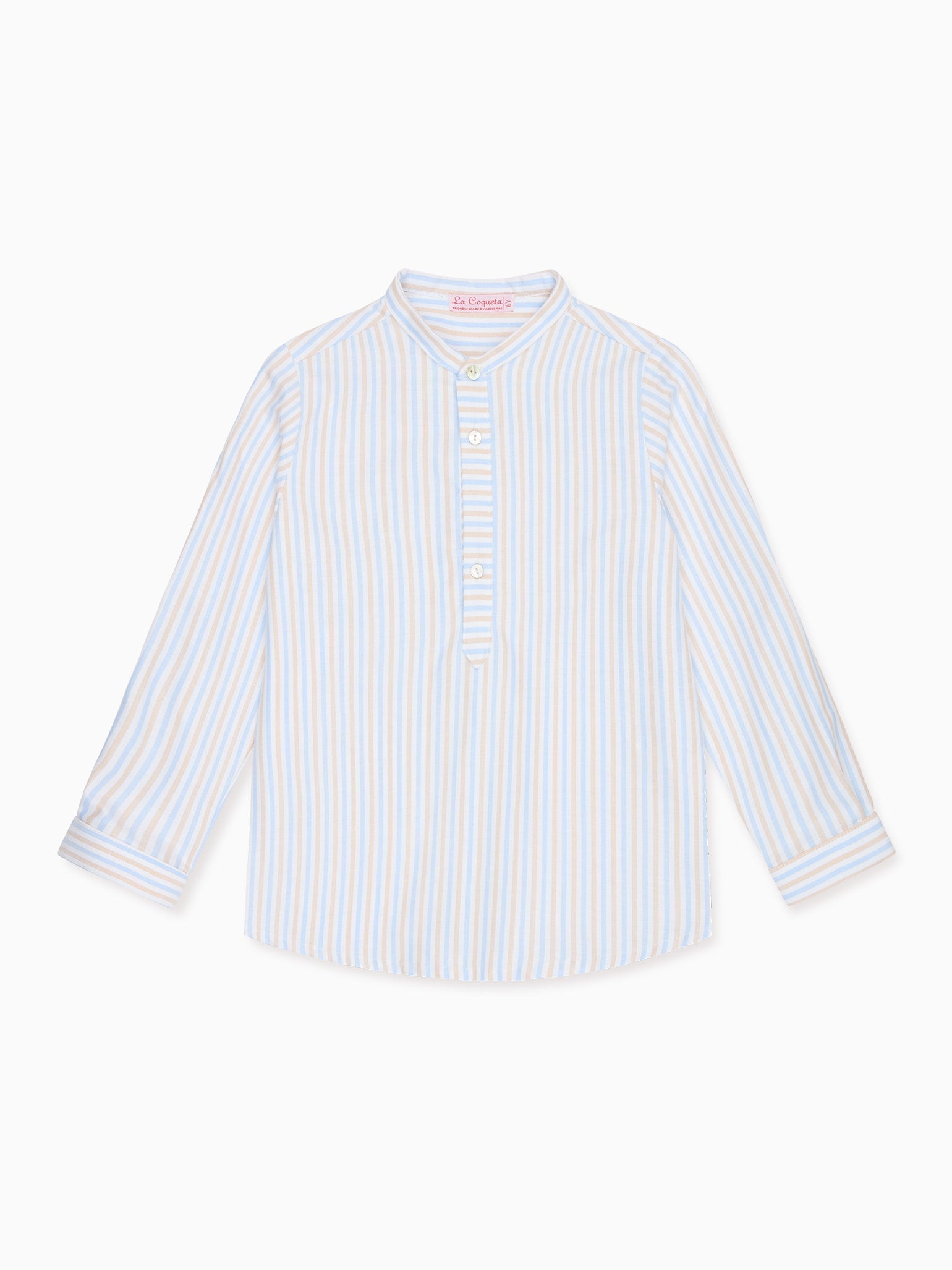 Caramel Stripe Long Sleeve Boy