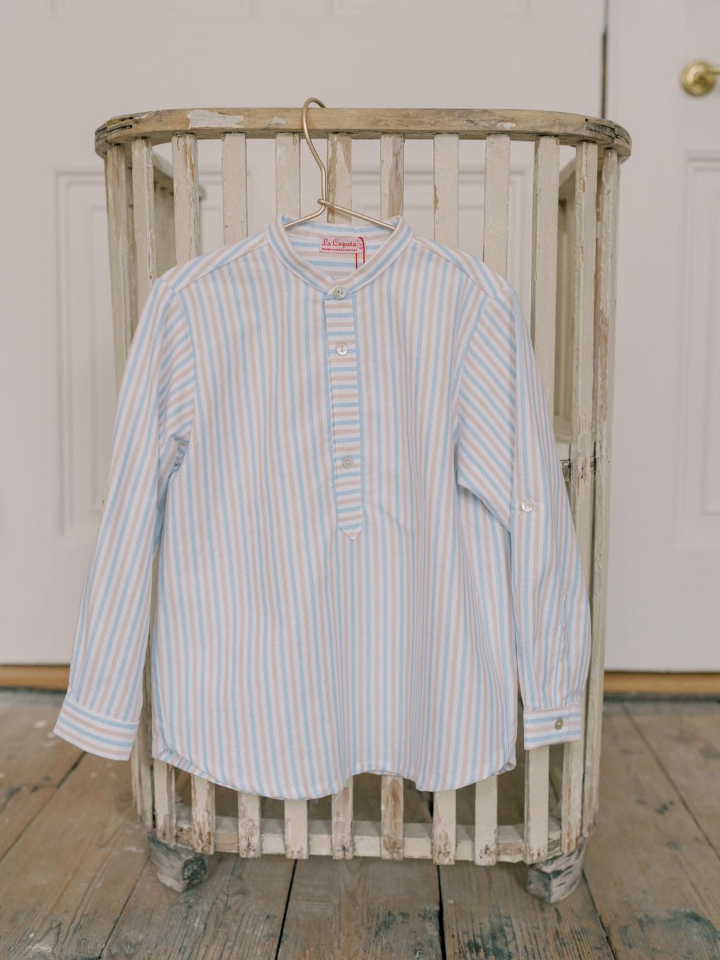 Caramel Stripe Long Sleeve Boy