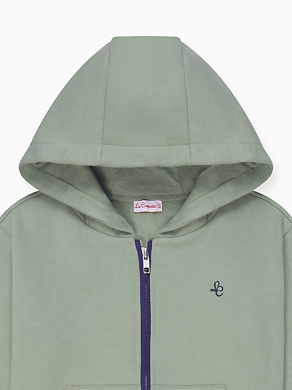 Dusty Sage Boy Hooded Sweat