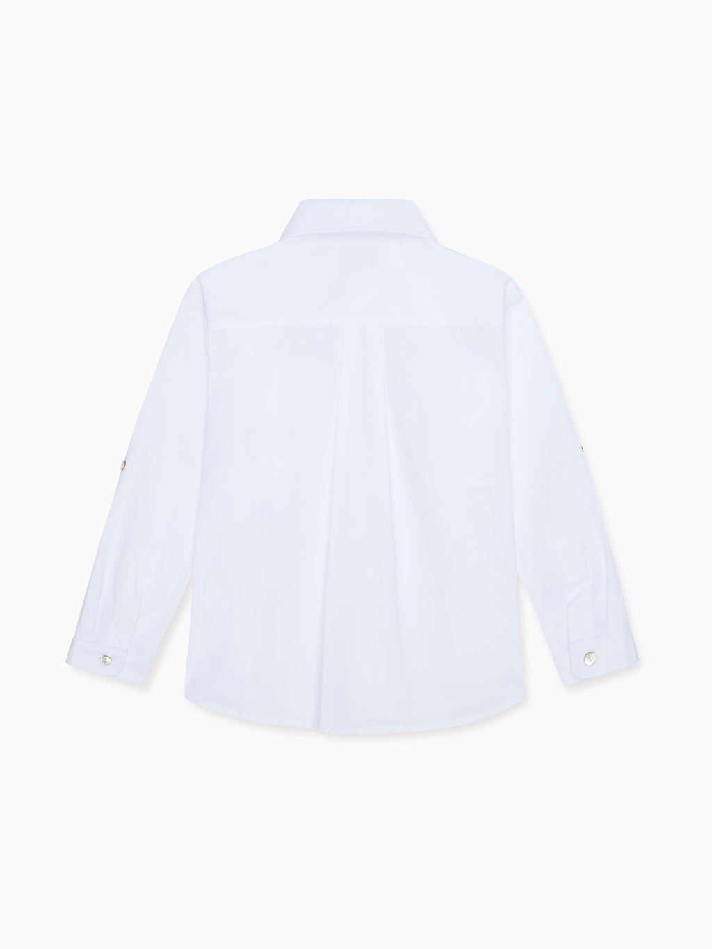 Classic Linen Shirt with Mother of Pearl Buttons & Long Sleeves Boys