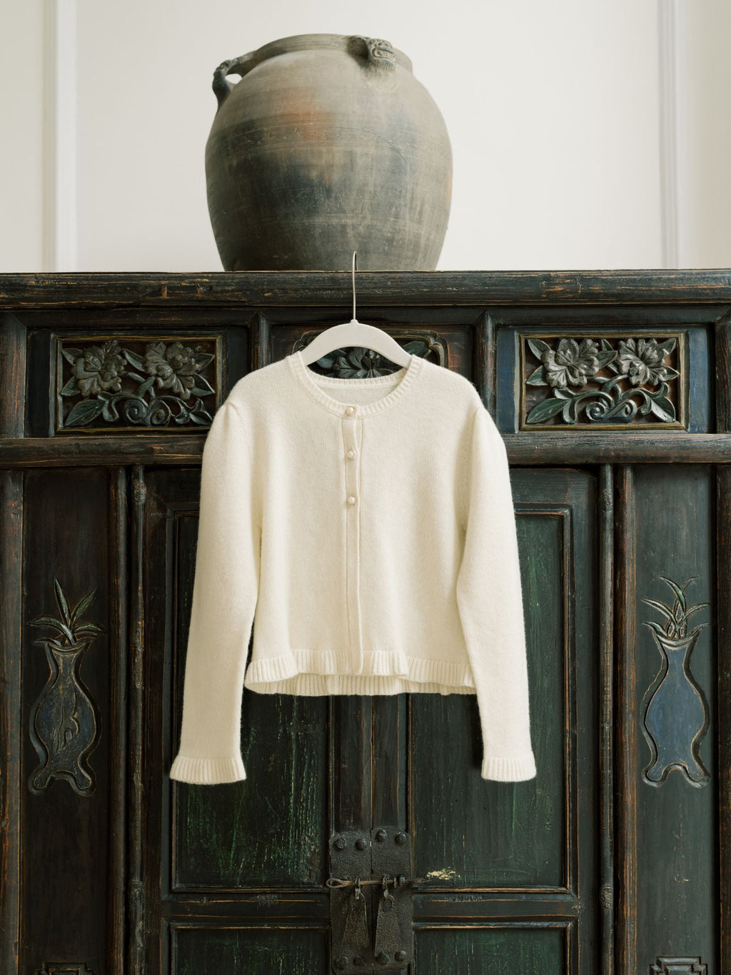 Luxury Raw Silk Dress with French Lace Sleeves & Floral Embroidery Girls