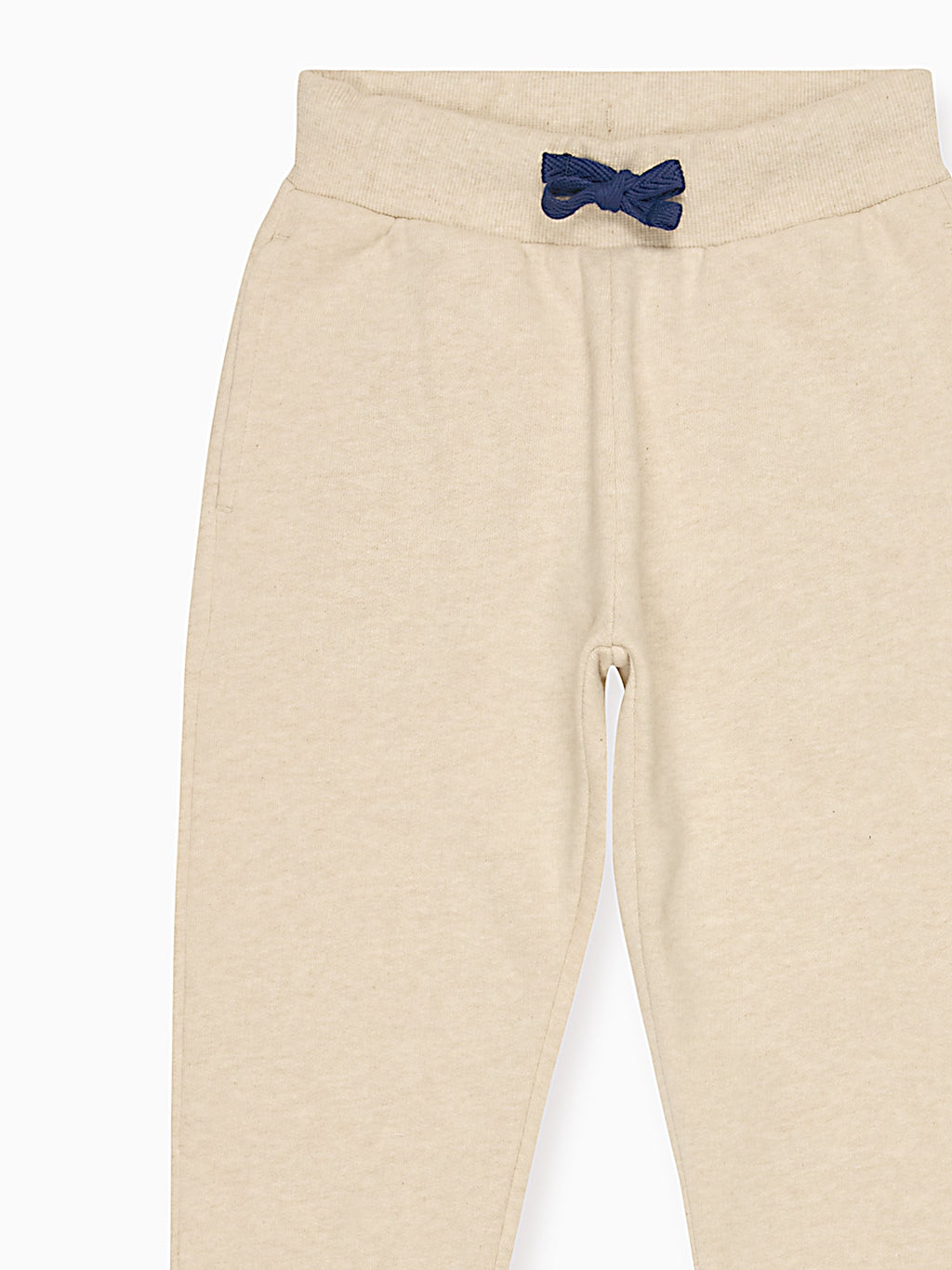 Brushed Cotton Jogger Trousers with Drawstring Waist Boys