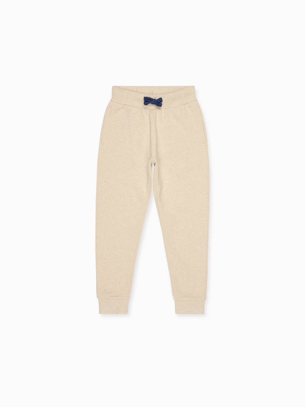 Brushed Cotton Jogger Trousers with Drawstring Waist Boys