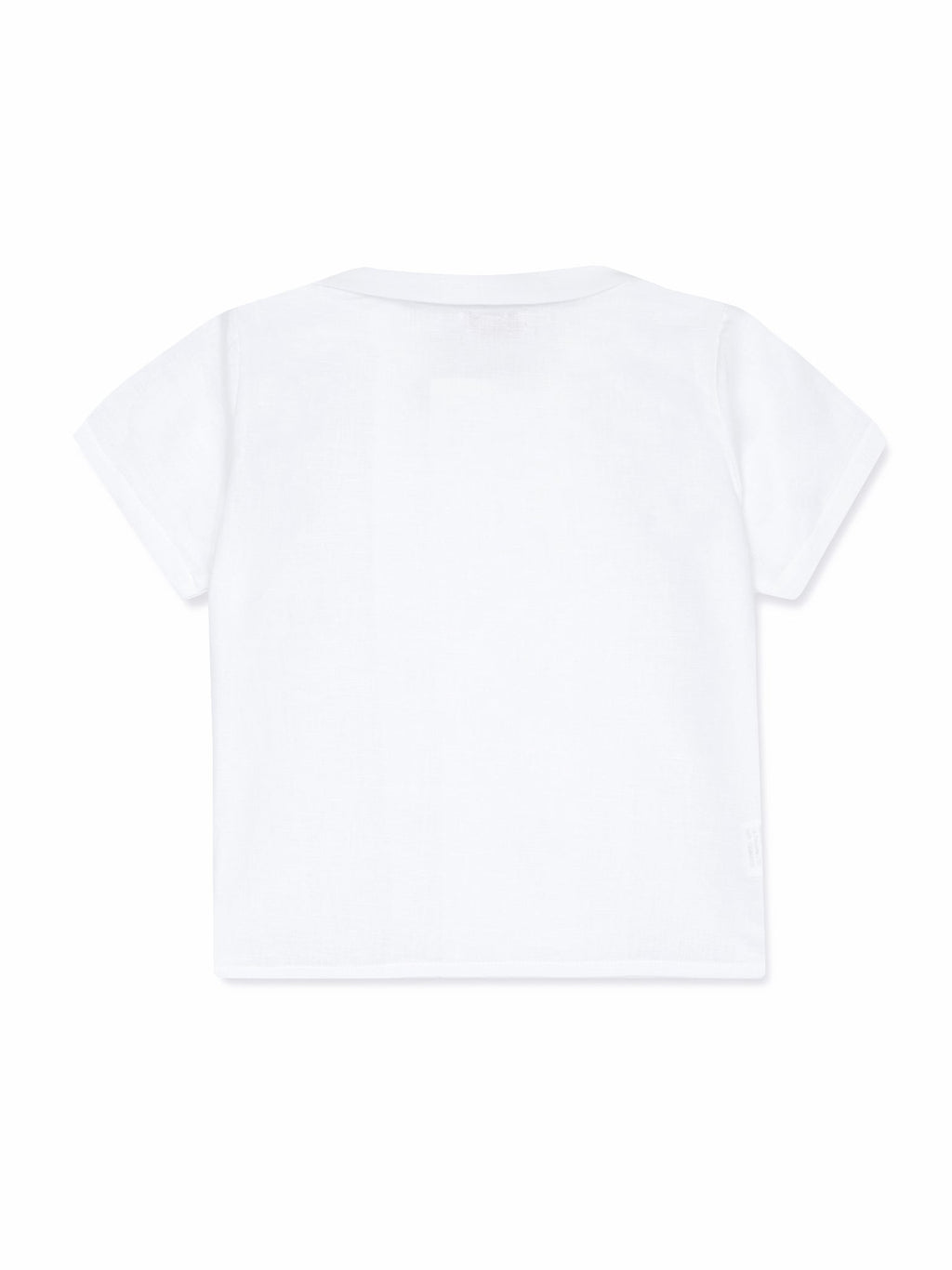 Classic Cotton Shirt with Peter Pan Collar Boys