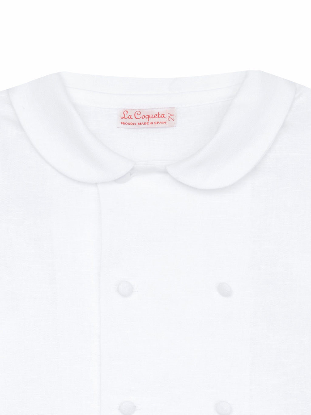 Classic Cotton Shirt with Peter Pan Collar Boys