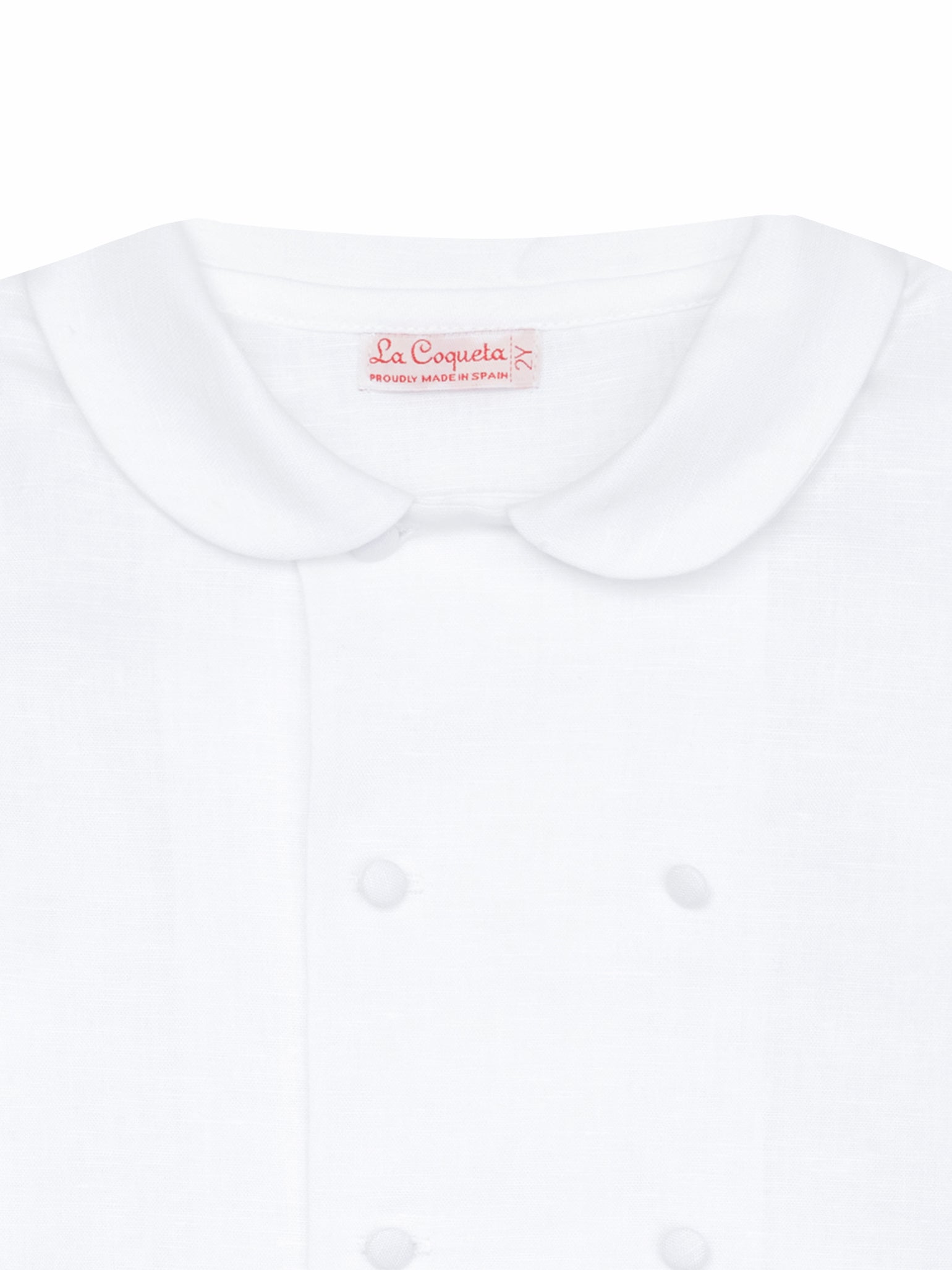 White Short Sleeve Boy